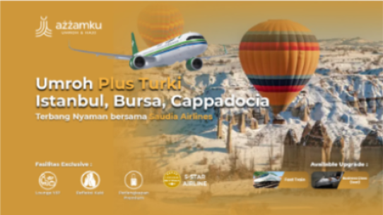 UMRAH PLUS TURKI 20 Januari  2027 (14 HARI)